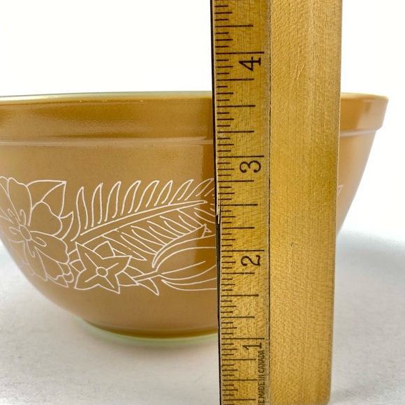 Pyrex Woodland Brown 1.5 Quart 402 Med Mixing Nesting Bowl, Vintage USA - Picture 8 of 8